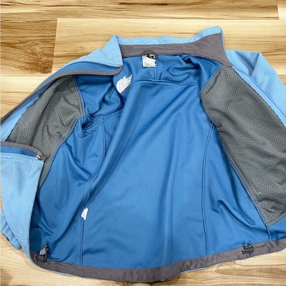 The North Face Blue Fleece Zip Up Jacket Women’s XS - Picture 2 of 3